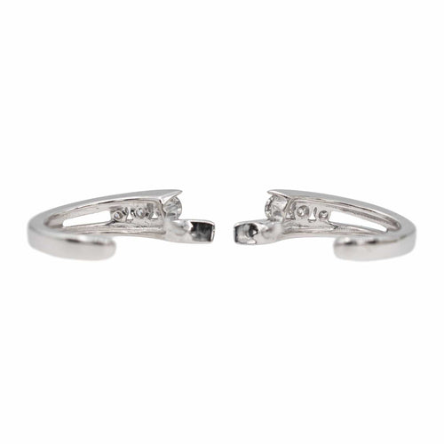 Boucles d'oreilles Boucles d'oreilles Créoles Or blanc Diamant 58 Facettes 2999634CN