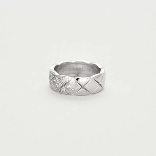 Bague 50 CHANEL - Bague Coco Crush or blanc diamants 58 Facettes 113