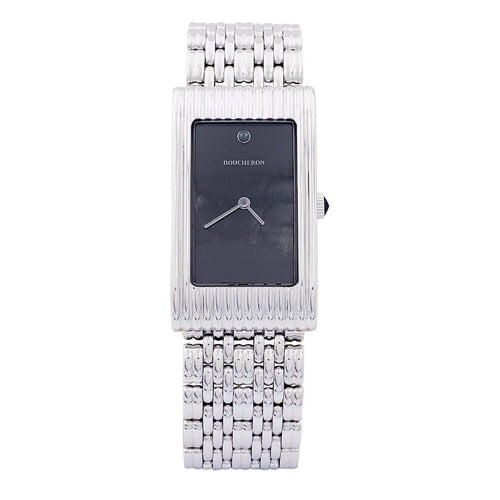 Montre Montre Boucheron "Reflet Large" acier. 58 Facettes 33780