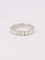 Bague 56 Alliance or blanc diamants ronds 3 ct 58 Facettes J531