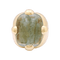 Bague 53 Bague Pomellato "Griffe" or jaune, aigue marine. 58 Facettes 34130