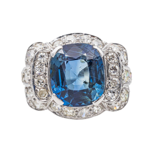Bague 48 Bague Platine Saphir 58 Facettes 3411140CN
