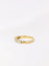 Bague 51 Demi-Alliance américaine en or jaune et diamants 0,5 ct 58 Facettes J115