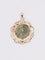 Pendentif AUGIS - Médaille amour arabesques plus qu'hier moins que demain or jaune, rubis 58 Facettes J557
