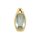 Pendentif or jaune et aigue-marine 58 Facettes B250457