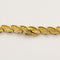 Collier Collier or jaune à motif de feuilles 58 Facettes ENG10550