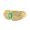 Bague 57 Bague Or jaune Emeraude 58 Facettes 3140416CN