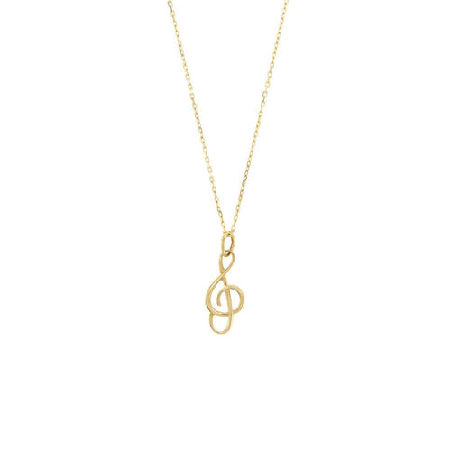 Collier Collier "clé de sol" Or jaune 58 Facettes 26895