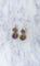 Boucles d'oreilles Boucles d'Oreilles Améthystes et Perles Or Rose 58 Facettes