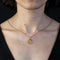Pendentif Médaille ancienne angelot or rose 58 Facettes CVP188