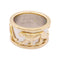 Bague 54 Bague bandeau Cartier, "Pharaon Panthère", deux ors. 58 Facettes 34049