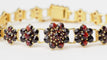 Bracelet Bracelet vintage en or jaune et grenat 58 Facettes 29414