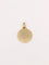 Pendentif AUGIS - Médaille amour ronde or jaune diamant rubis 58 Facettes J505