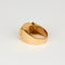 Bague 57 Bague tank or rose et rubis de syhtèse 58 Facettes ANG0481