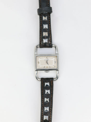 Montre Jaeger Lecoultre - montre Etrier Acier, Cuir 58 Facettes 421