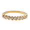 Bague 52 Bague Demi alliance Or jaune Diamant 58 Facettes 2897410CN