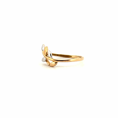 Bague 52 Bague Lierre Or jaune & Blanc 58 Facettes 64-GS35990