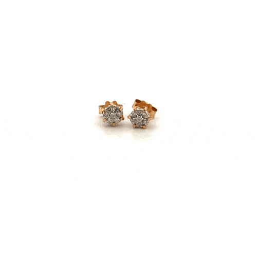 Boucles d'oreilles Puces d'oreilles or jaune Diamants 58 Facettes 2-BOD2-GS37683