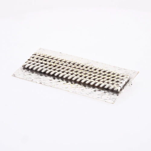 Broche Broche en argent rectangulaire 58 Facettes 24-139A