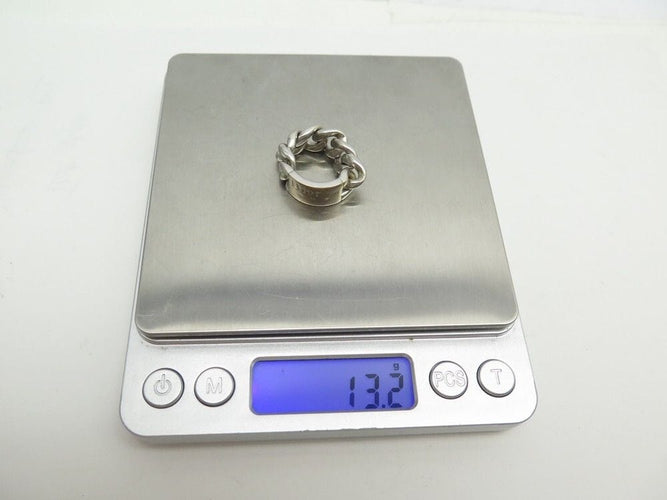 Bague 50 bague CHRISTIAN DIOR gourmette 50 or blanc 58 Facettes 259405