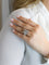 Bague 54 Bague pont diamants taille ancienne 58 Facettes 1153.15