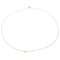 Pendentif Ginette NY Collier Mini diamond lotus on chain Or rose Diamant 58 Facettes 2595547CN