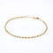 Bracelet Bracelet or jaune maillons torsadés 58 Facettes CVBR94
