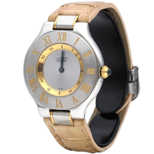 Cartier Montre Must 21 Or Jaune 18K / Acier