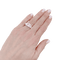 Bague 53 Bague Gucci "Ceinture" or blanc, diamants. 58 Facettes 34417