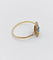 Bague 56 Bague Art Déco or monture géométrique et pierre bleue (circa 1930) 58 Facettes A06281