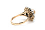 Bague 63 Bague Napoléon III en or jaune et argent, perle et diamants 58 Facettes B496