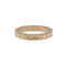 Bague 56 CARTIER - alliance lanière or jaune 58 Facettes 240226R