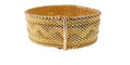 Bracelet Bracelet ruban souple en or jaune, maille polonaise 58 Facettes Bra.Polon.1762