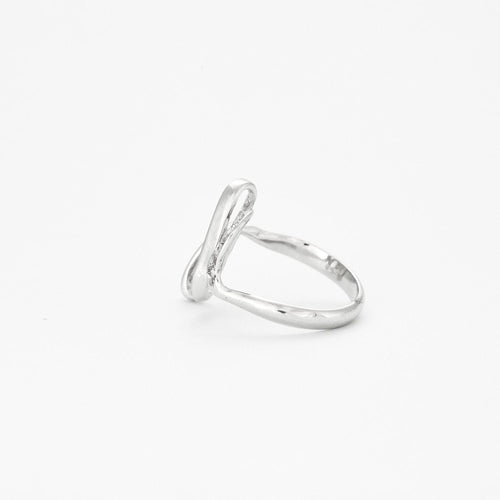 Bague 58 Bague entrelacée avec diamants 58 Facettes 2554