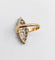 Bague 50 Bague marquise antique or rose 18k et diamants taille roses (circa 1900) 58 Facettes A06286