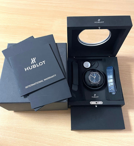Bracelet Hublot Classic fusion ceramic blue 42mm 58 Facettes