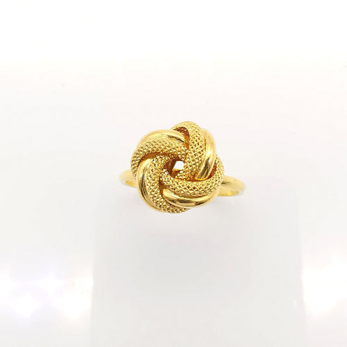 Bague 58 Bague en or jaune 18 carats 58 Facettes
