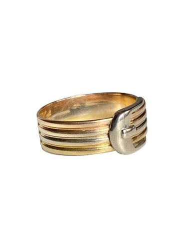 Bague 56 à 60 Bague Ceinture, en 3 ors 18k 58 Facettes