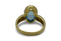 Bague 57 Bague or jaune et topaze cabochon 5 carats 58 Facettes 00023401