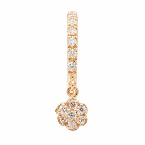 Boucles d'oreilles Ginette NY Boucles d'oreilles Be mine lotus solo Or rose Diamant 58 Facettes 2678580CN