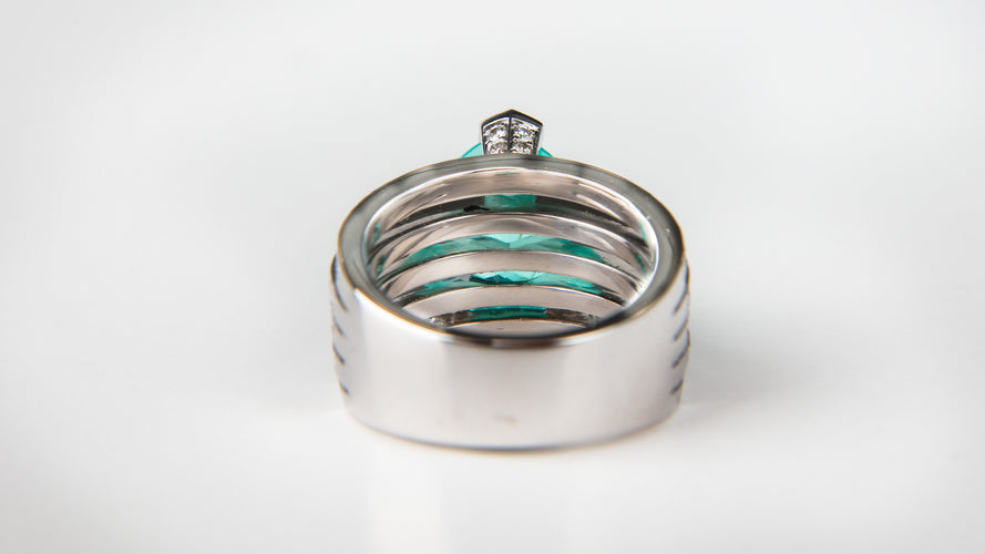 Bague VAN GOLLER - Bague Paraiba Trillon 58 Facettes Trillon/01