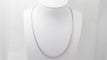 Collier 44.5 Collier rivière en or blanc et diamants 58 Facettes 32532