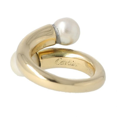 Bague 49 Vintage Cartier Bague Avec Perle 58 Facettes 3902