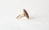 Bague marquise or jaune 18k - Rubis et diamants 58 Facettes