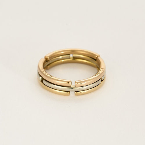 Bague 62 BULGARI - Bague trois ors articulées 58 Facettes VILLEF0057