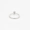 Bague Solitaire en or blanc et diamant