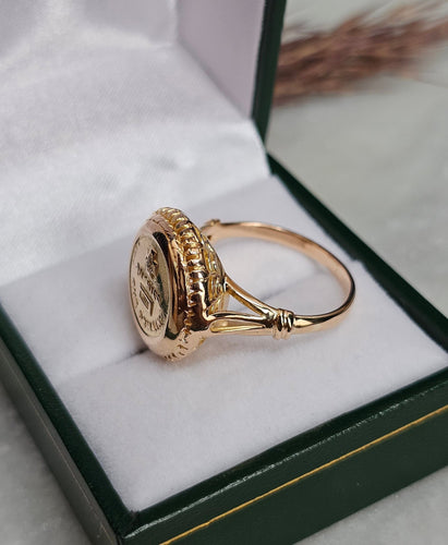 Bague 57.5 AUGIS - Bague Plus qu'hier moins que demain 58 Facettes 550
