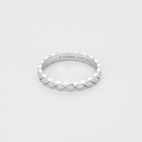 Bague 58 CHANEL - Bague Coco Crush mini modèle en Or blanc 18k 58 Facettes 58FC17-4
