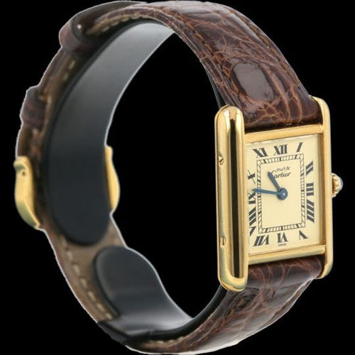 Montre Cartier Montre Tank Vermeil 58 Facettes MT42588