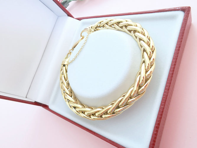 Bracelet Bracelet maille palmier Or Jaune 58 Facettes AA 1649